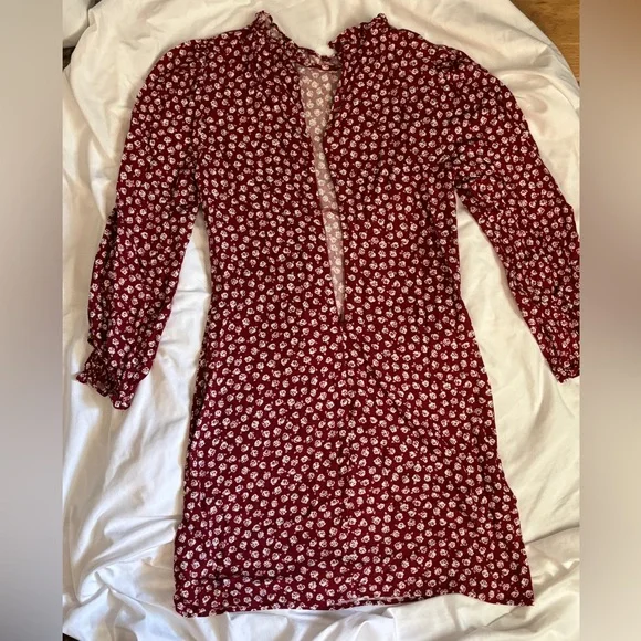 Reformation Leora Dress Kendie - Size 2 - Picture 2 of 5